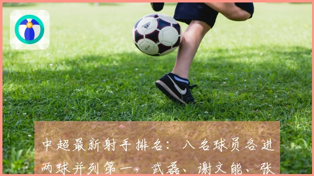 中超最新射手排名：八名球员各进两球并列第一，武磊、谢文能、张玉宁均在其中